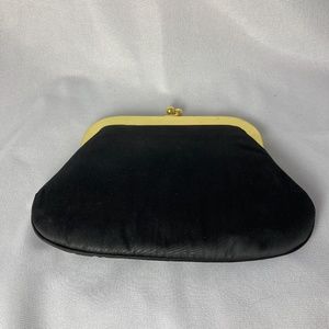 Vintage 1950's JR black purse
